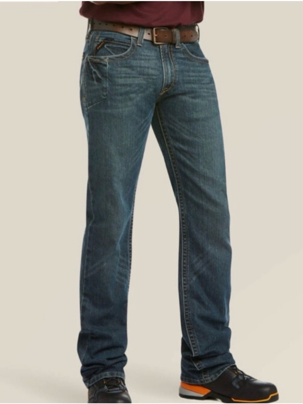 Ariat Rebar M5 DuraStretch Straight Fit Jean Ironside Wash